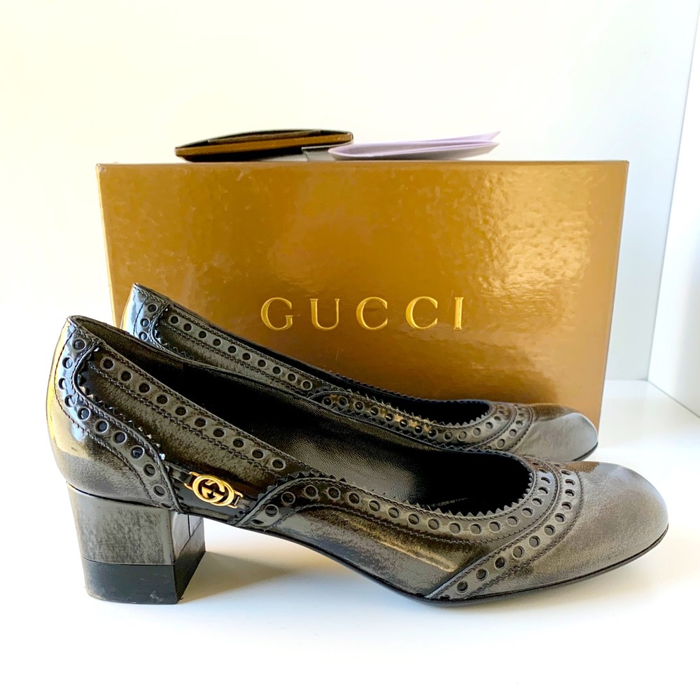 Gucci Patent Leather Pumps